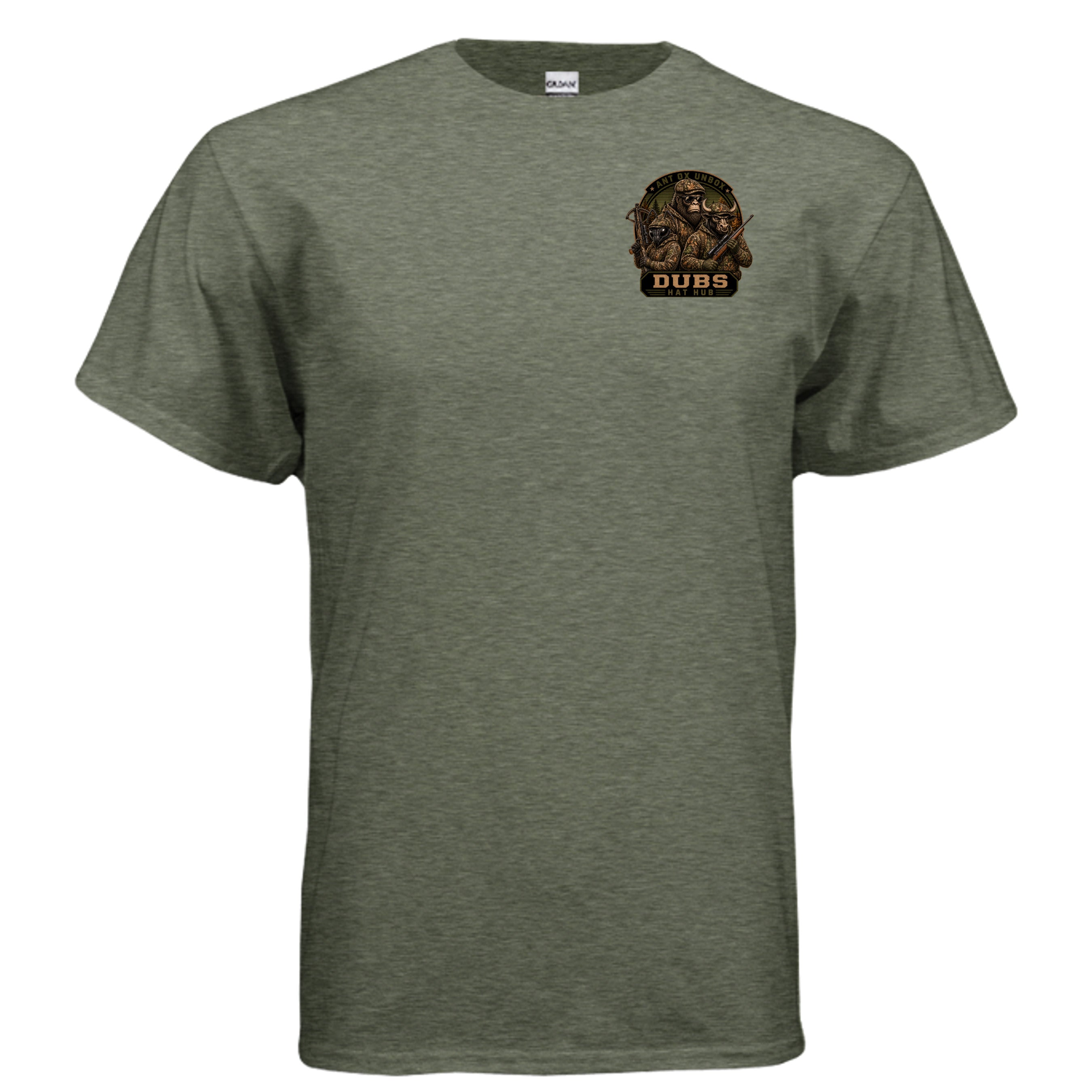 HEATHER MILITARY GREEN - G500 - FRONT
