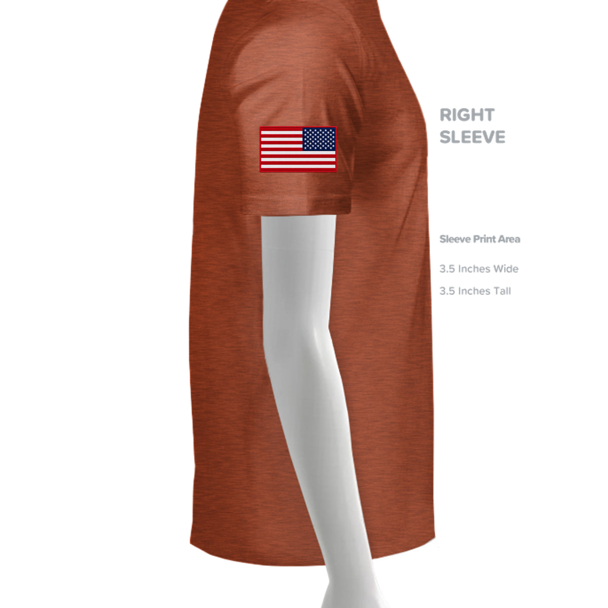 ANTIQUE ORANGE - G500 - SLEEVE_RIGHT