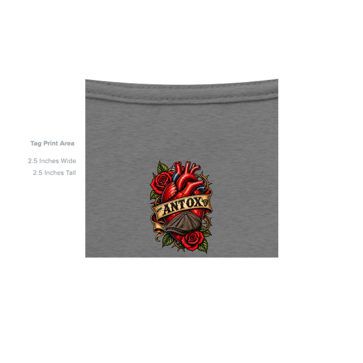 GRAPHITE HEATHER - G500 - INSIDE_TAG_LINE