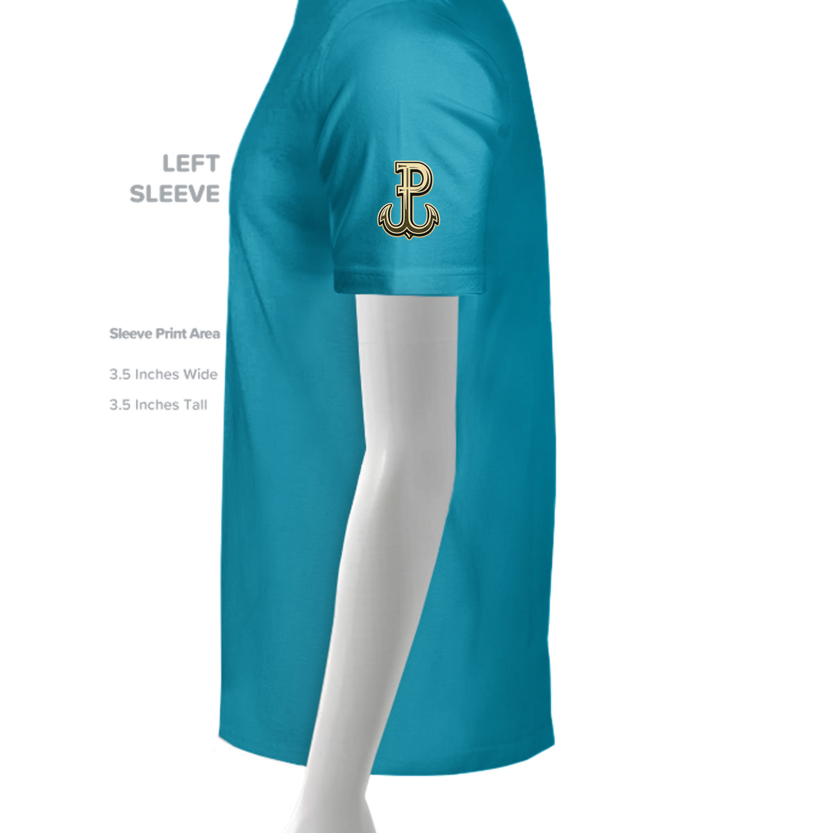TROPICAL BLUE - G500 - SLEEVE_LEFT