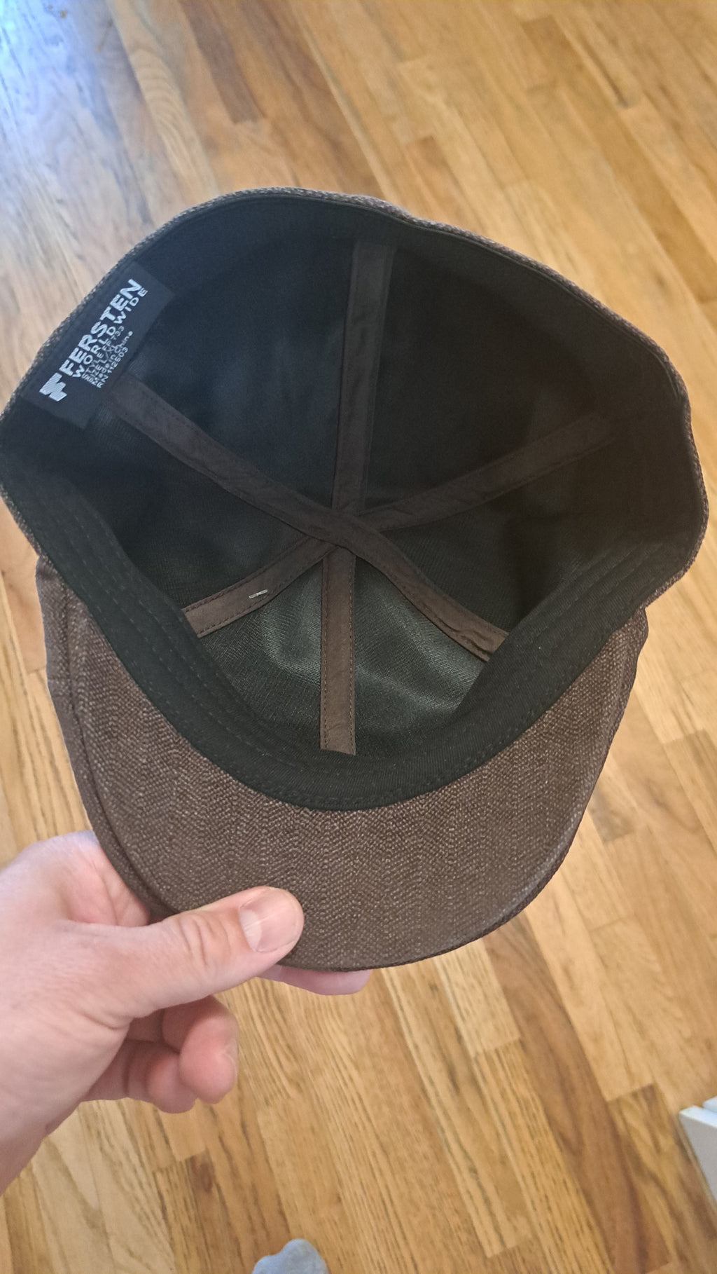 First Fit 6 Panel Duckbill Chocolate Brown